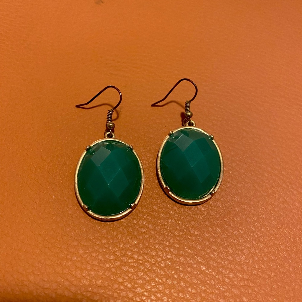 Emerald Drop Earrings
